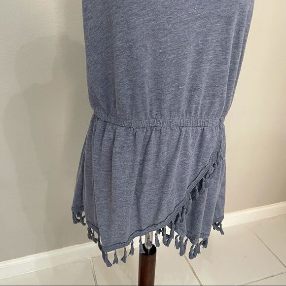 victoria’s Secret Blue Tassel Swim Coverup Dress Size Medium - Picture 3 of 12